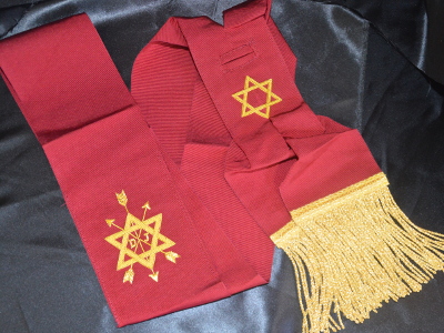 OSM 1st Degree Sash with Symbol - Click Image to Close